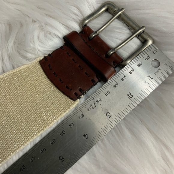Wide Elastic and Leather Statement Belt - Picture 6 of 7